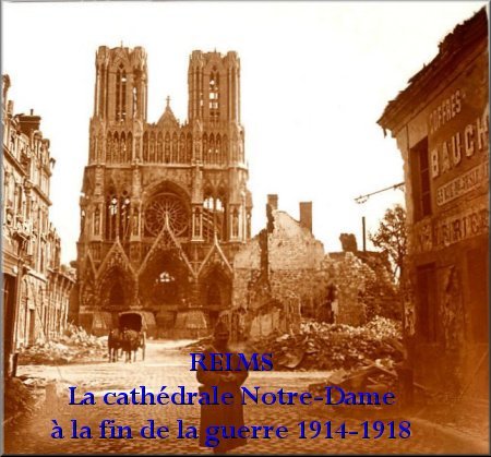 Reims: la cathdrale aprs la guerre 1914-1918